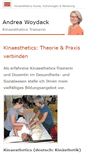 Mobile Screenshot of kinaesthetics-trainer.de